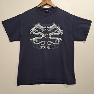 Vintage Double Dragon DJ Delta T Shirt Adult L Large Y2K Streetwear Skateboard